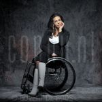 14-03-2005 Annemarie Postma at studio in Amsterdam.

[keywords]Posed, Full Length, Eyecontact, Writer, Wheel Chair[/keywords]